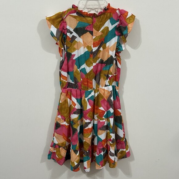 Umgee USA Tiered Dress Womens MED Floral Boho Ruffled Style # A0905 - Pre-Owned - Picture 5 of 16